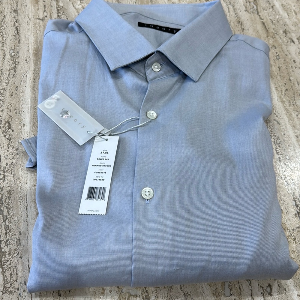 Theory Dover men’s dress shirt NWT